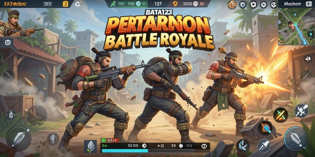 Tampilan gameplay seru di BATA123 dengan aksi pertarungan intens.