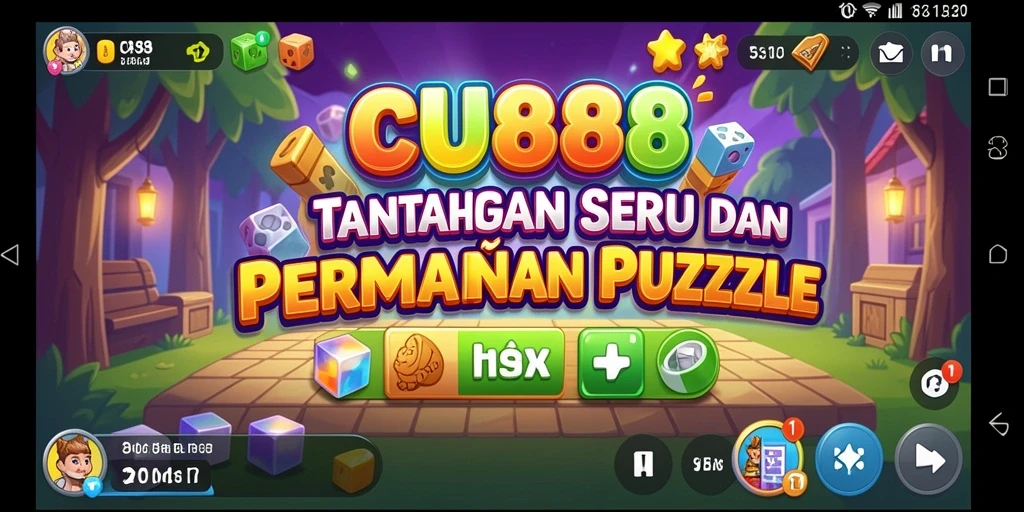 Tampilan gameplay seru dan menantang dari CU888 yang akan mengasah otak.