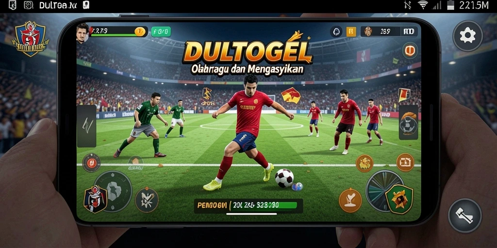 Screenshot utama DULTOGEL menunjukkan gameplay yang seru dan kompetitif.
