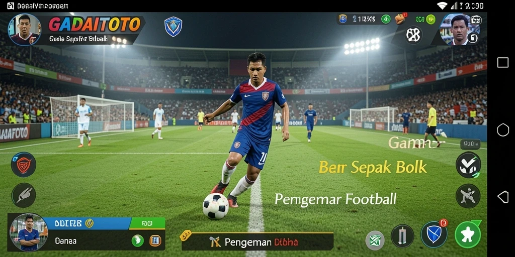 Tampilan gameplay yang seru di GADAITOTO saat pertandingan berlangsung.