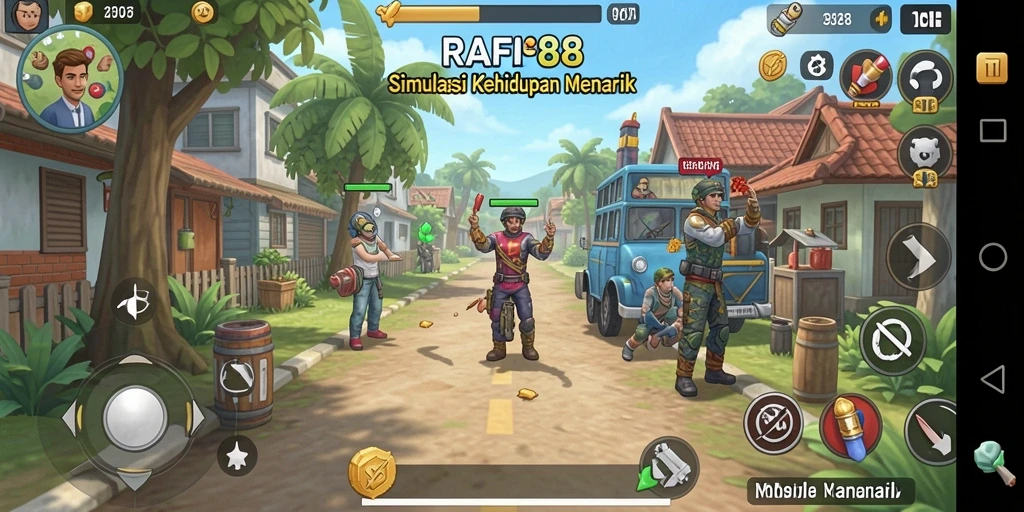 Screenshot gameplay <strong>RAFI88</strong> menampilkan karakter dalam dunia simulasi yang menakjubkan.