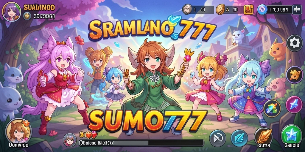 Gameplay seru dengan karakter anime yang menarik di SUMO777.